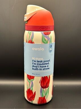 Owala UO Exclusive Tulip Bouquet FreeSip 32oz Water Bottle Urban Outfitters